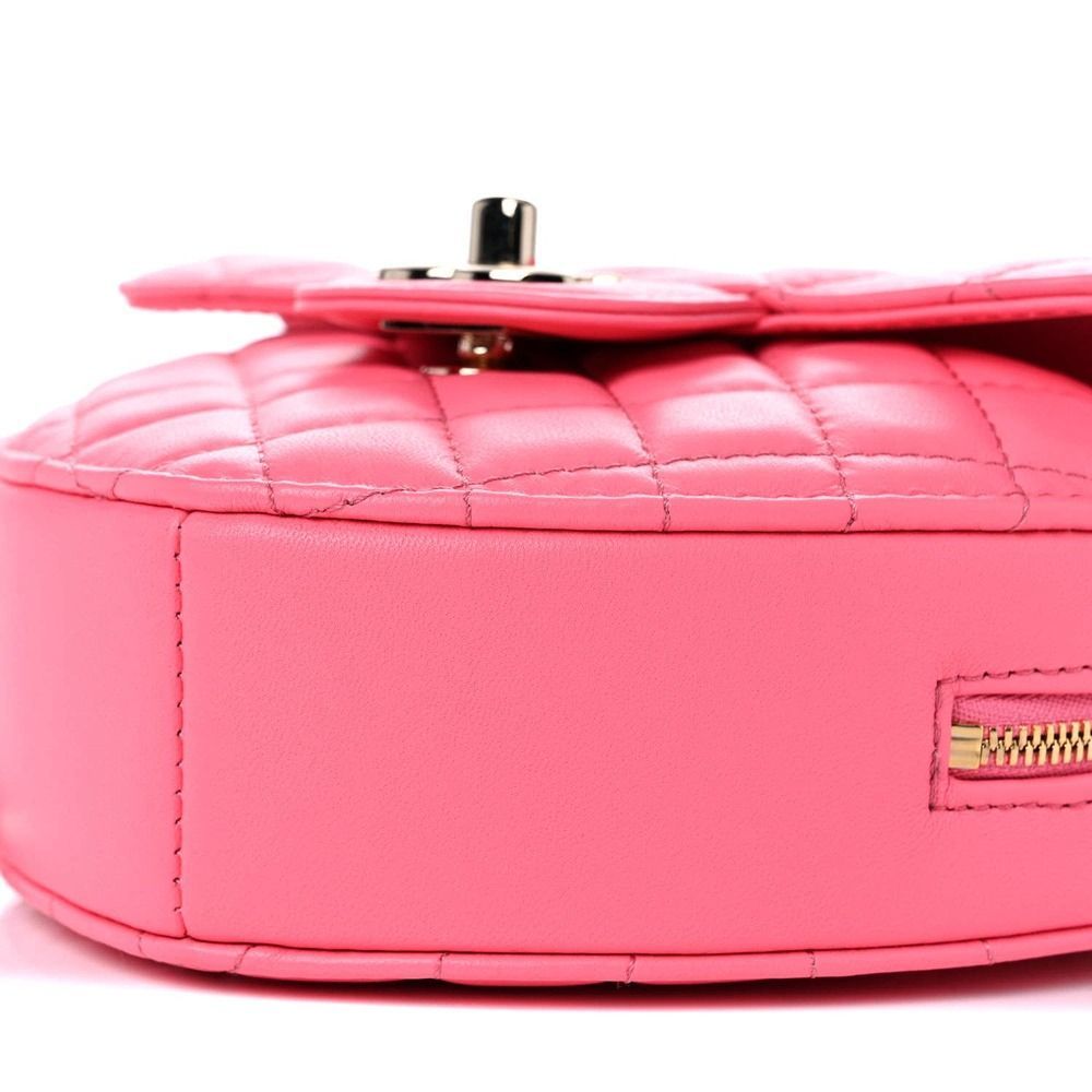 Chanel Pink Heart Bag 22S CC In Love Leather Crossbody bag NEW Authentic - Picture 15 of 15